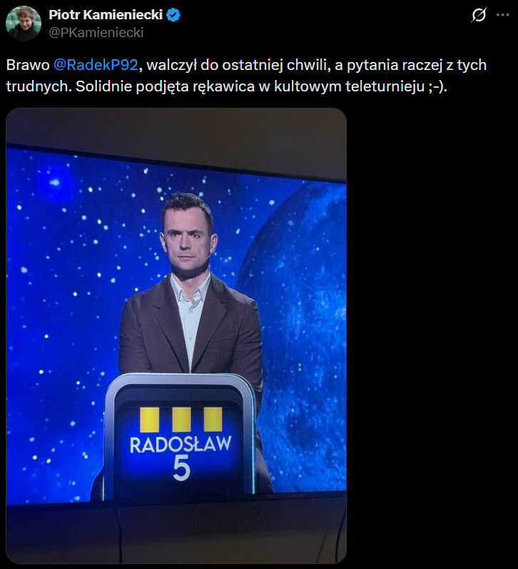HIT! Znany dziennikarz sportowy pojawił się w teleturnieju 